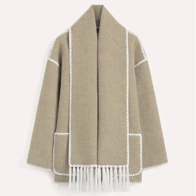 W&W - Statement-Jacke mit Halstuch