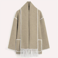 W&W - Statement-Jacke mit Halstuch