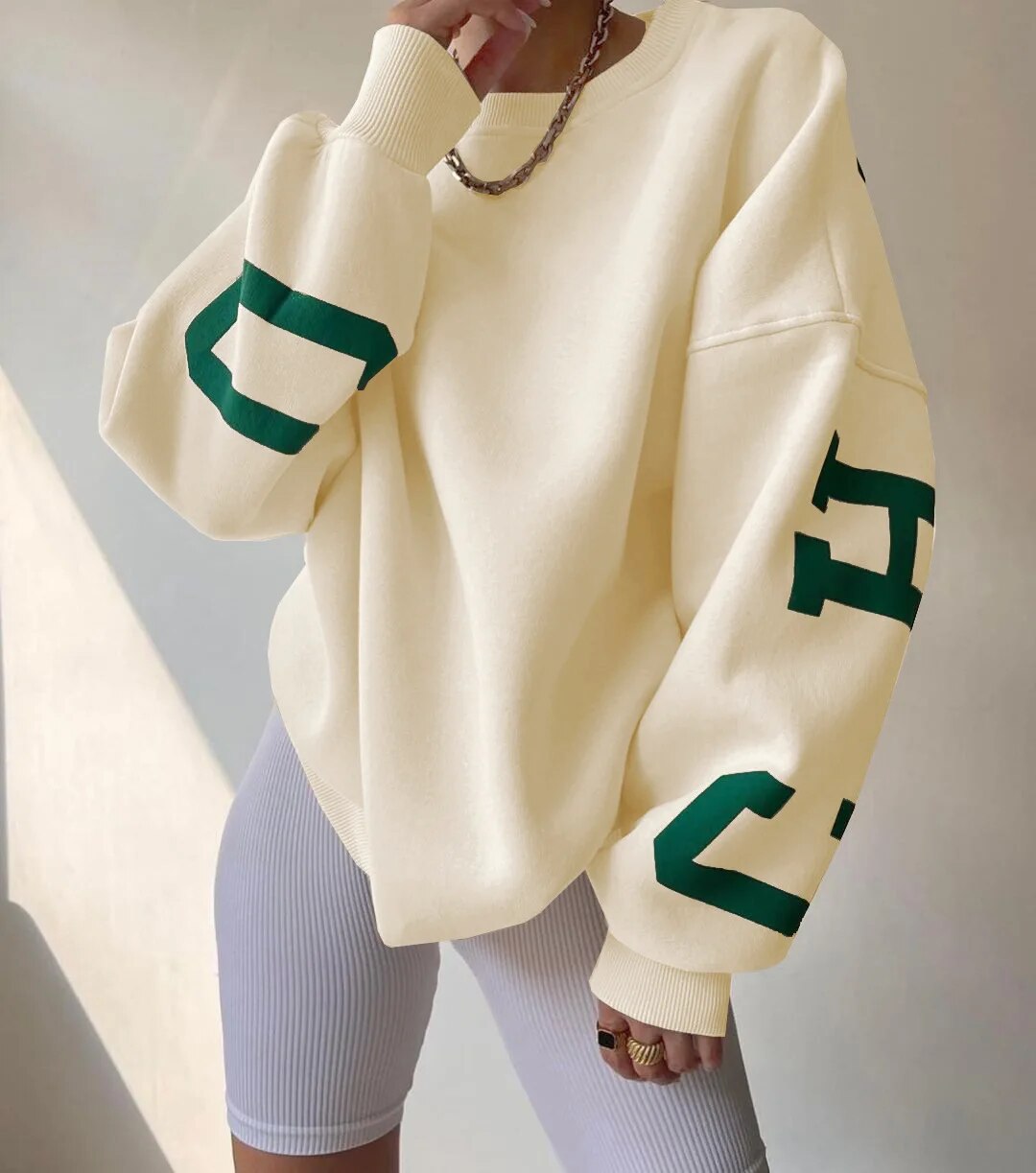 W&W Fleece-Kapuzenpullover
