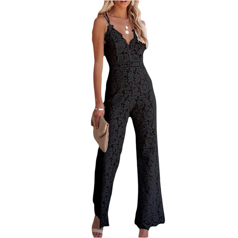 Prava - Wunderschöner Spitzen-Jumpsuit - FashionWOLF