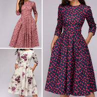 Retrozo – Ein edles, mittellanges Kleid - FashionWOLF