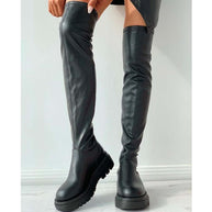 Serdia - Overknee-Lederstiefel für Frauen - FashionWOLF