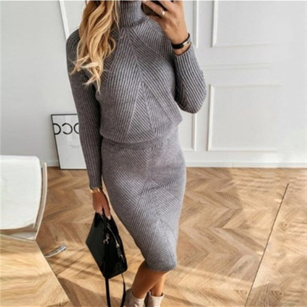 Shanin™- Ein super kuscheliges Strickkleid für die kalten Tage - Wolf Fashion