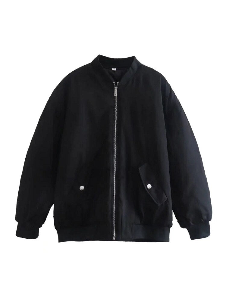 W&W - Übergroße Bomberjacke für Frauen