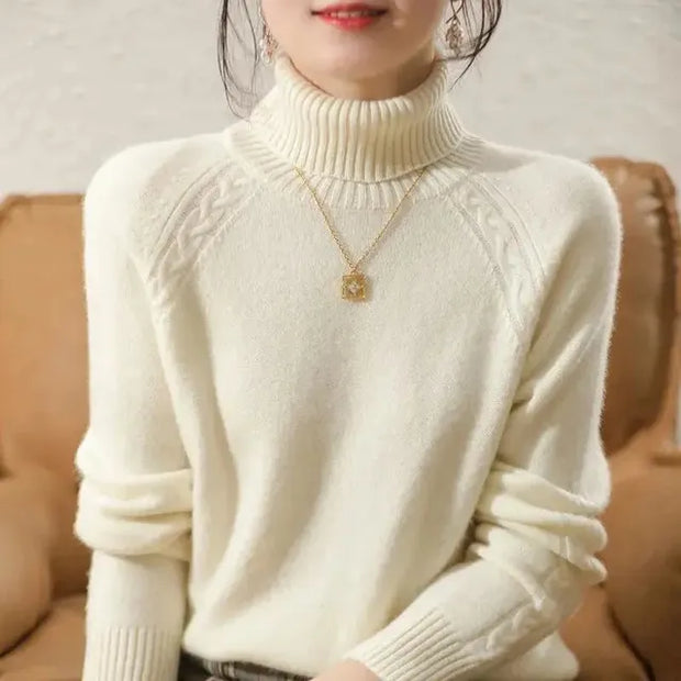 W&W – Eleganter Rollkragenpullover für Damen