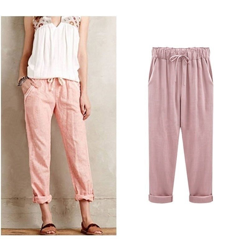 WOLF Baumwoll-Leinen-Hose - FashionWOLF