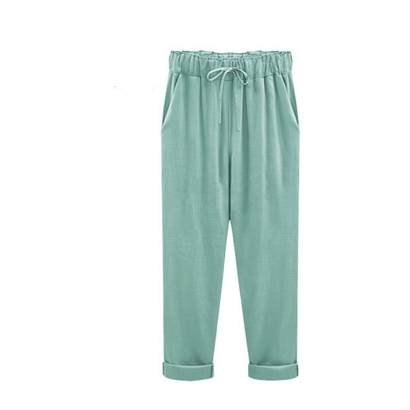 WOLF Baumwoll-Leinen-Hose - FashionWOLF