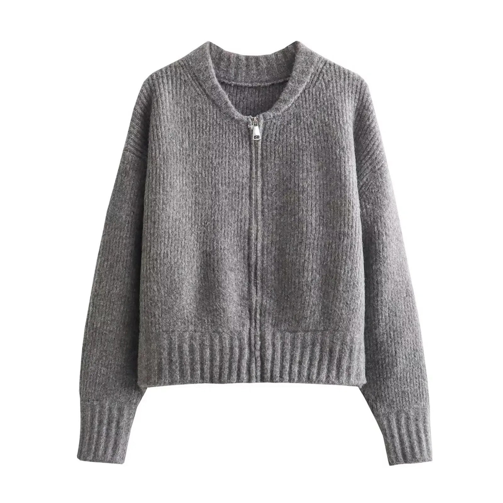 W&W Strickjacke mit Reißverschluss