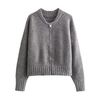 W&W Strickjacke mit Reißverschluss